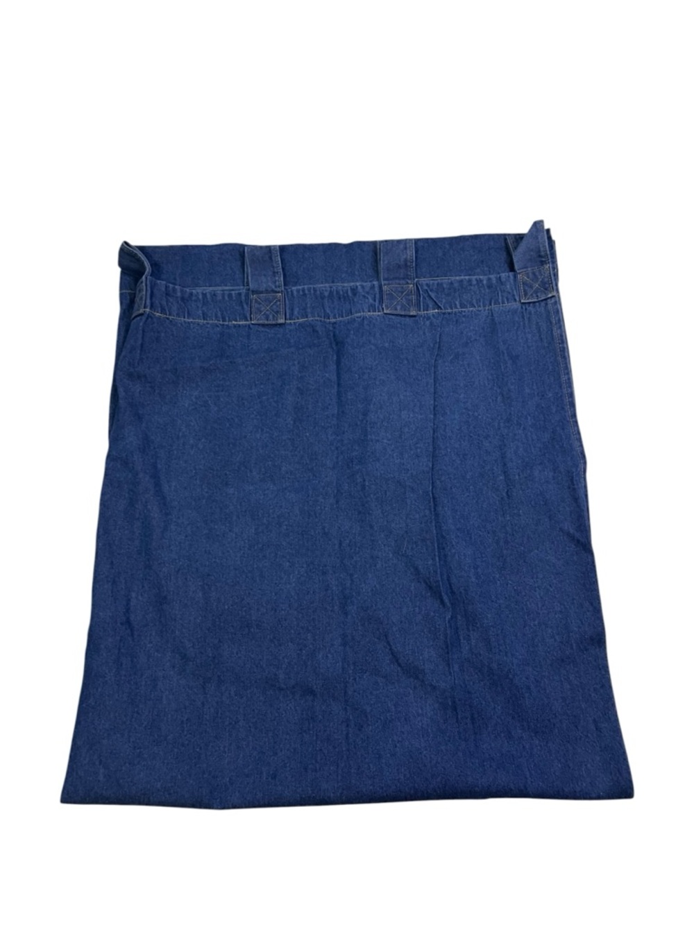Woolrich Blue Jean Denim Tab Top Curtain Panels (Set) Drapes Western Boy 52 X 64 - Picture 2 of 6